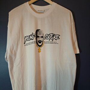 Left Point Italy Young Culture Fearless Graphic T-Shirt Men’s XL White